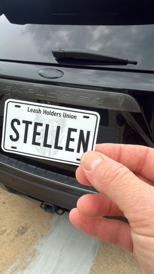 Stellen Plate Decal
