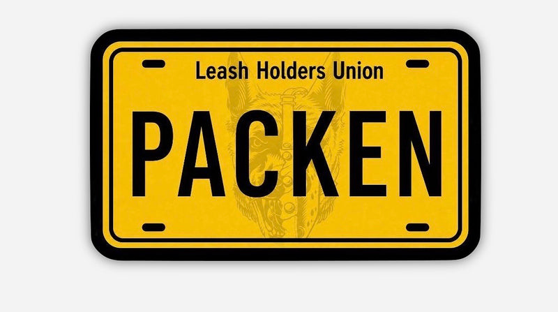 Packen Plate Decal
