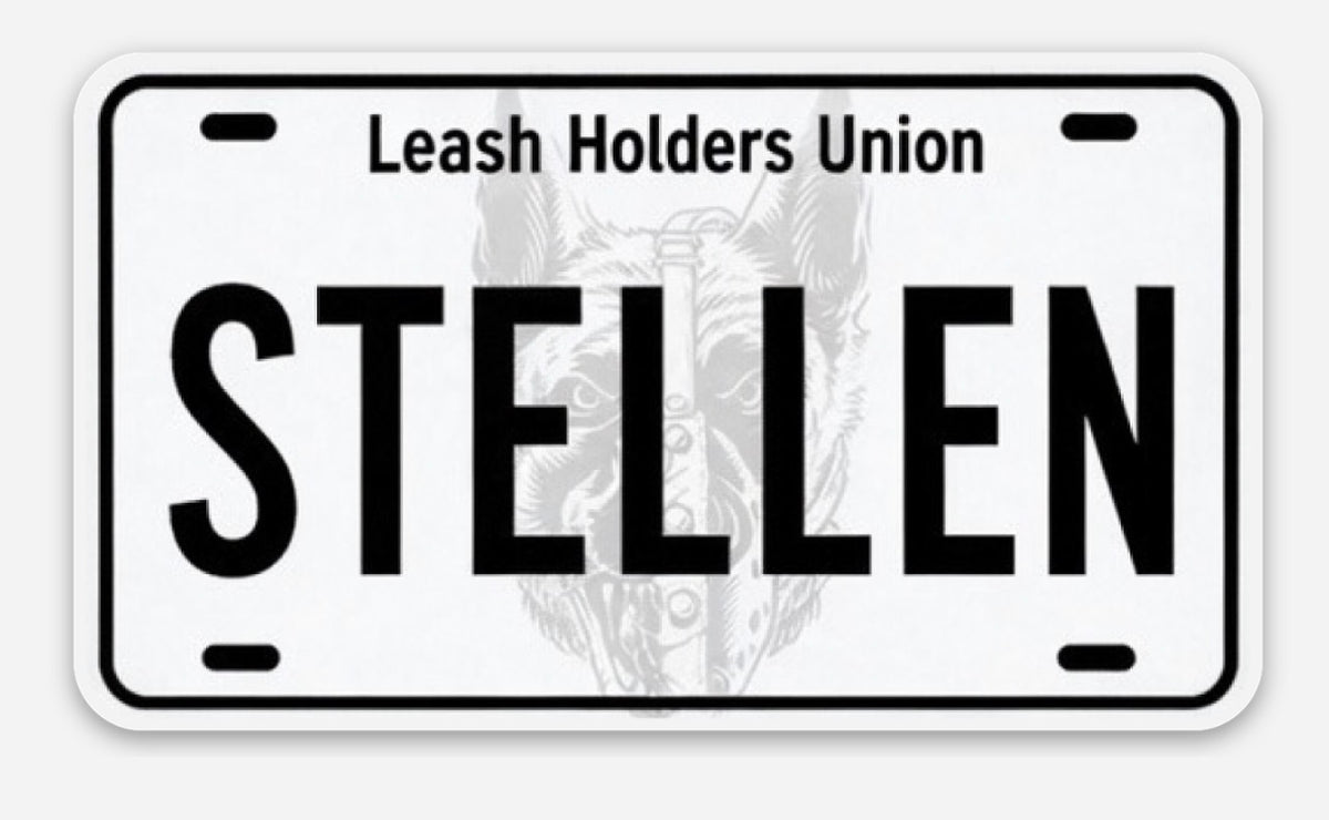 Stellen Plate Decal