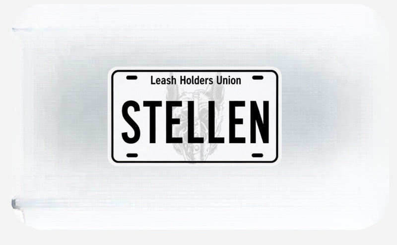 Stellen Plate Decal